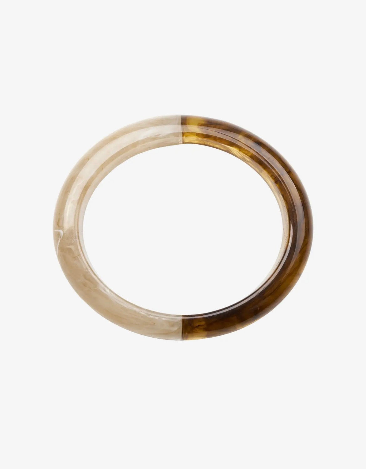 Manon Armbånd – Beige & Brun Marmorlook