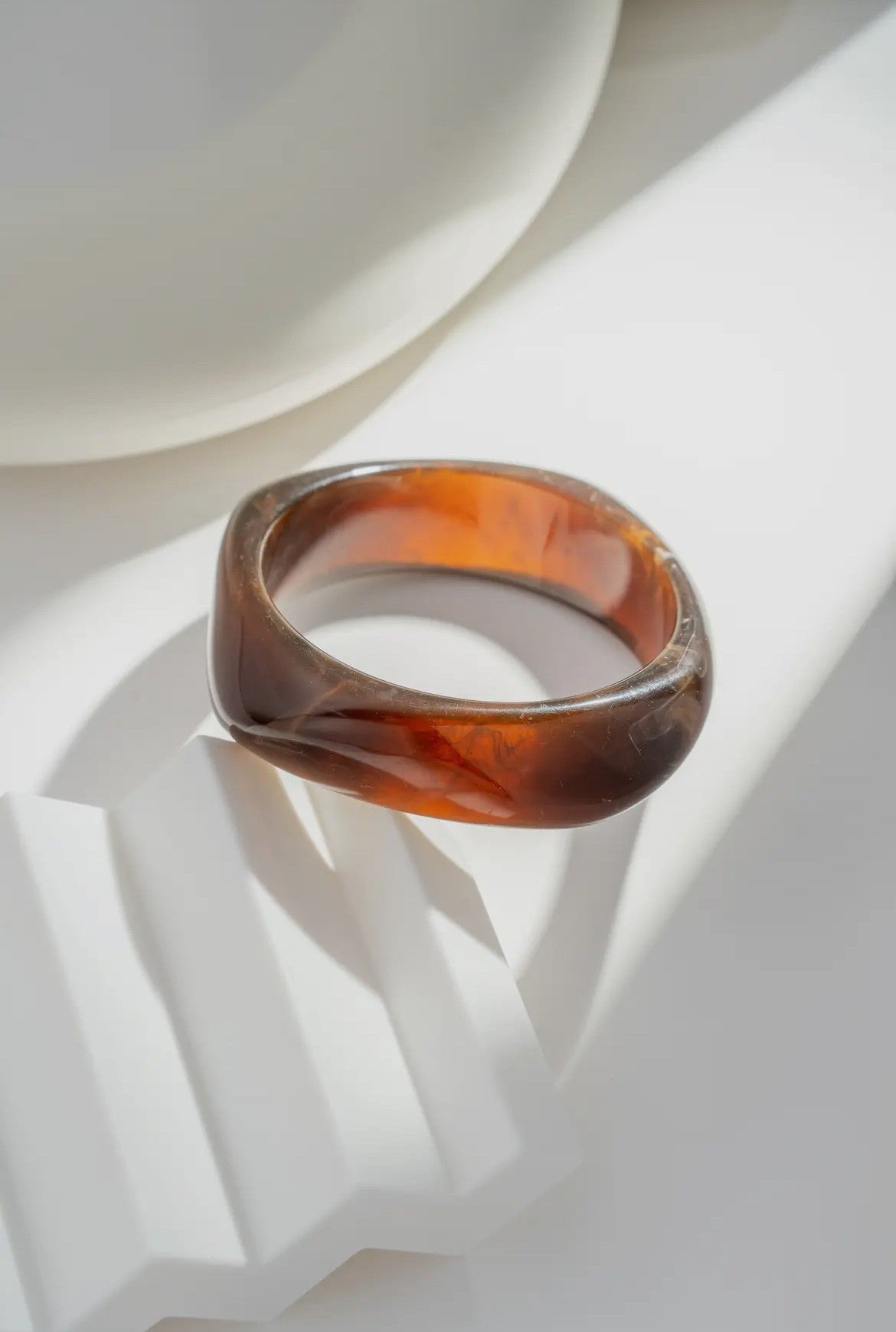 Armbånd i Harpiks look – Chokolade