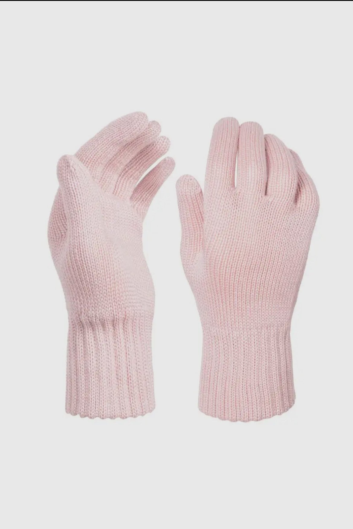 Juleavesæt – Rosa Hue i Akryl & Handsker i 100% Merinould