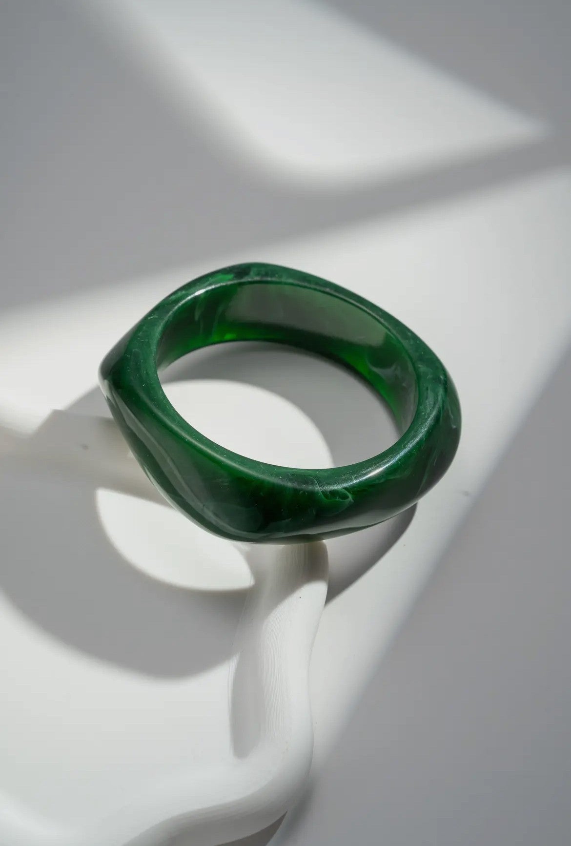 Armbånd i Harpiks look – Grøn