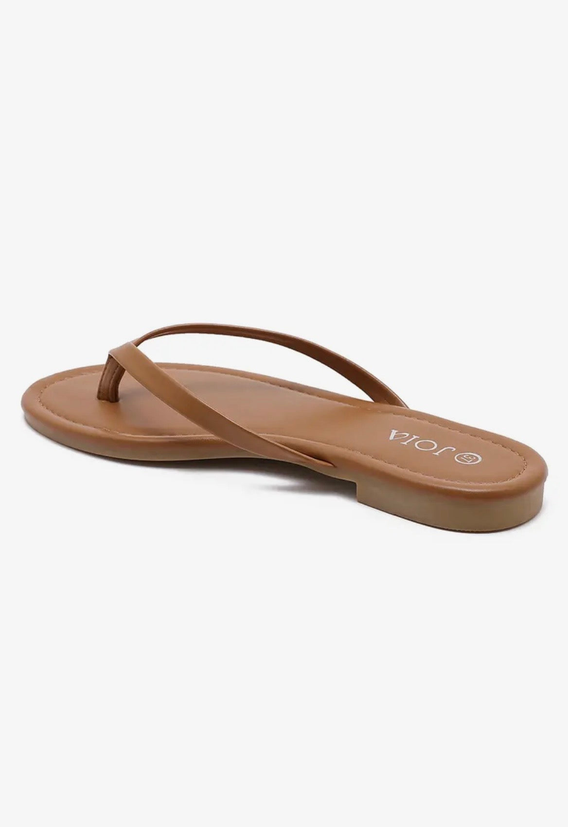 Flade sandaler med tåsplit – flere farver.