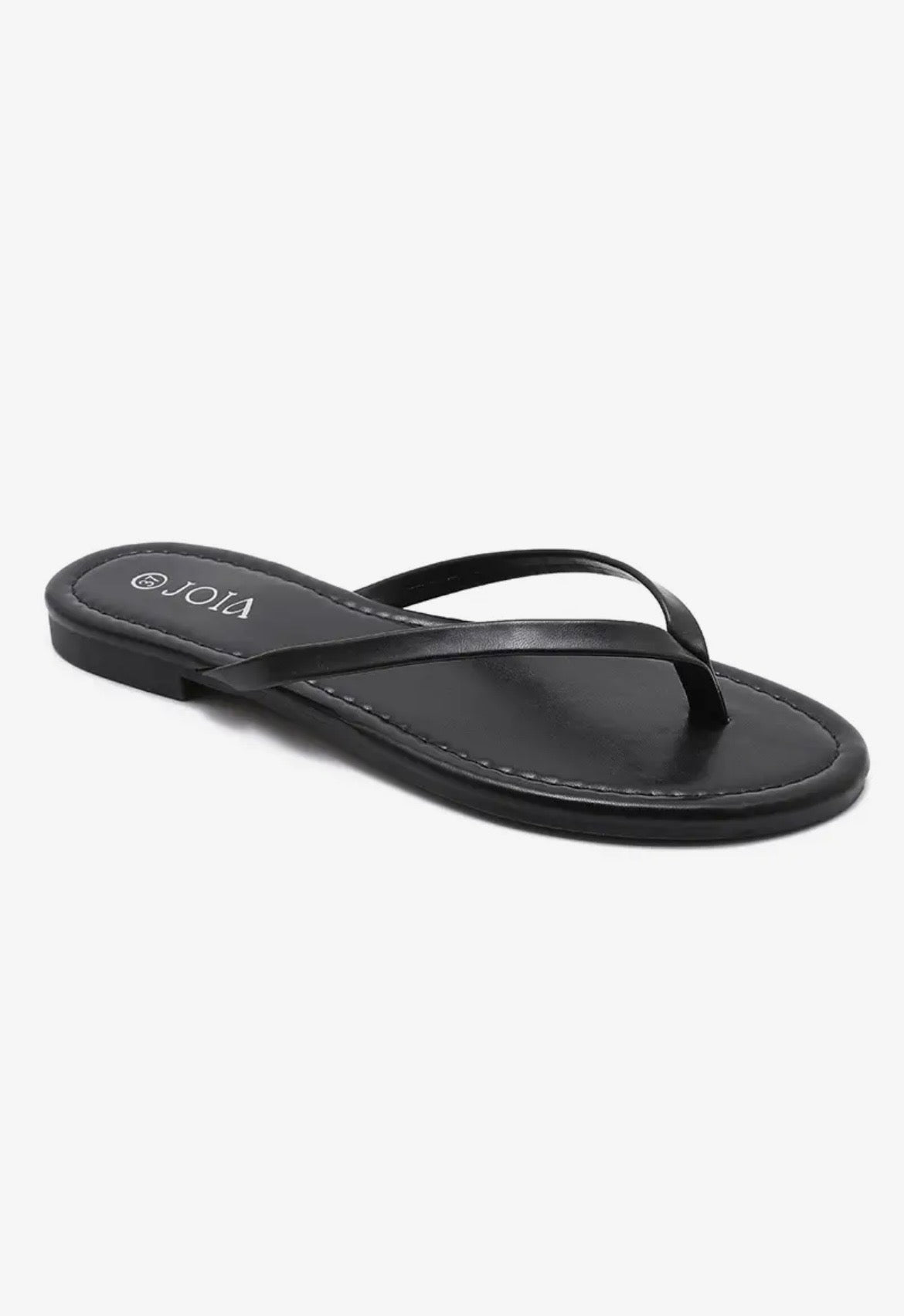 Flade sandaler med tåsplit – flere farver.