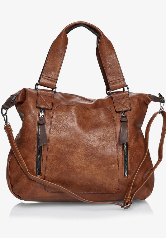 Stor shopper taske- perfekt til arbejde, studie og hverdag.